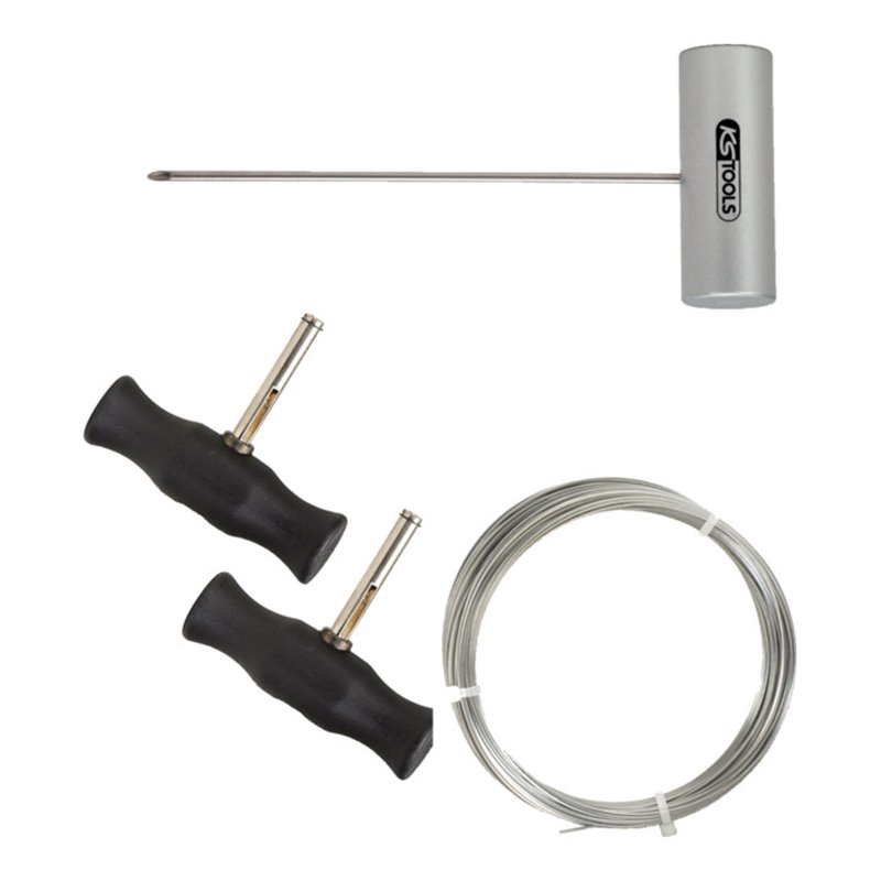 KS Tools Drahtschneide-Satz mit Schneidedraht, 4-teilig