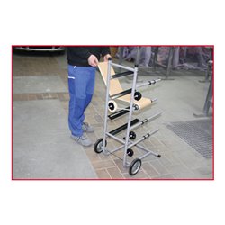 KS Tools Papierwagen mit 4 Ebenen