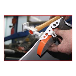 KS Tools Aluminium-Karosserie-Ausbeul-Satz, 7-teilig