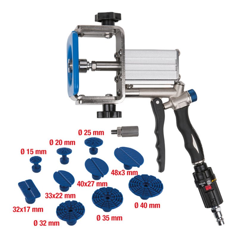 KS Tools Profi-Druckluft-Ausbeul-Auszieher-Satz, 12-teilig
