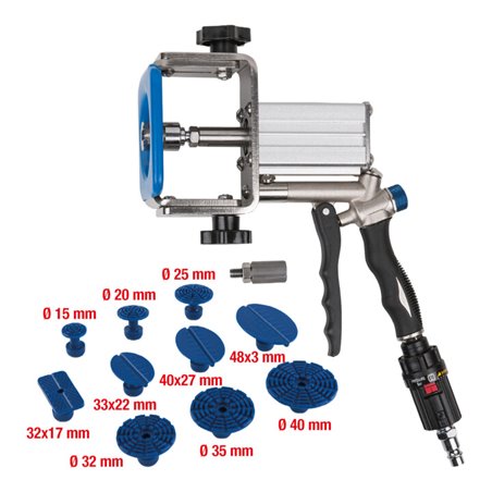 KS Tools Profi-Druckluft-Ausbeul-Auszieher-Satz, 12-teilig
