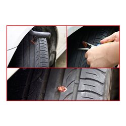 KS Tools Reifenvulkanisier-Satz für KFZ, 5-tlg., 100 mm Fäden