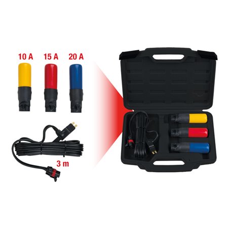 KS Tools Sicherungsautomaten-Satz (10A – 15A – 20A), 4-teilig