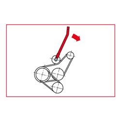 KS Tools VAG Keilriemen-Spannhebel