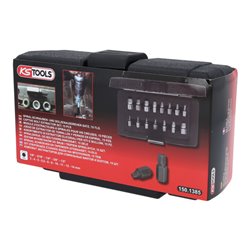 KS Tools Spiral-Schrauben- und Bolzenausdreher-Satz, 15-teilig