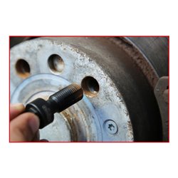 KS Tools Radmuttern-Gewindereparatur-Satz, 3-tlg.