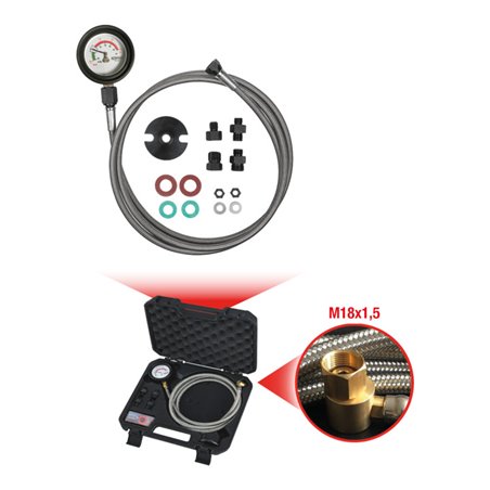 KS Tools Auspuff-Abgasdruck-Prüfgerät -1 bis +3 bar