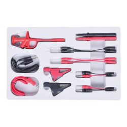 KS Tools 12/24V Diagnose Prüf- und Mess-Kabel-Satz, 13-teilig