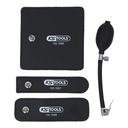 KS Tools Druckkissen-Satz mit Handpumpe, 4-teilig