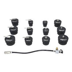 KS Tools Turbolader-Bajonett-Ladeluft-System-Prüfkoffer-Satz, 13-tlg.