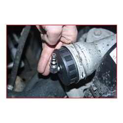 KS Tools Turbolader-Bajonett-Ladeluft-System-Prüfkoffer-Satz, 13-tlg.