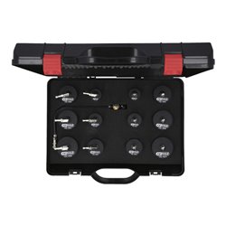 KS Tools Turbolader-Bajonett-Ladeluft-System-Prüfkoffer-Satz, 13-tlg.