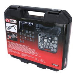 KS Tools Druckluftspindel-Bremskolbenwerkzeug-Satz, 18-teilig