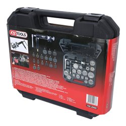 KS Tools Druckluftspindel-Bremskolbenwerkzeug-Satz, 18-teilig