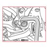 KS Tools Ölfilterschlüssel für Haldex-Kupplungen, 46mm