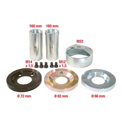 KS Tools VAG Radlagerwerkzeug-Satz, 14-teilig