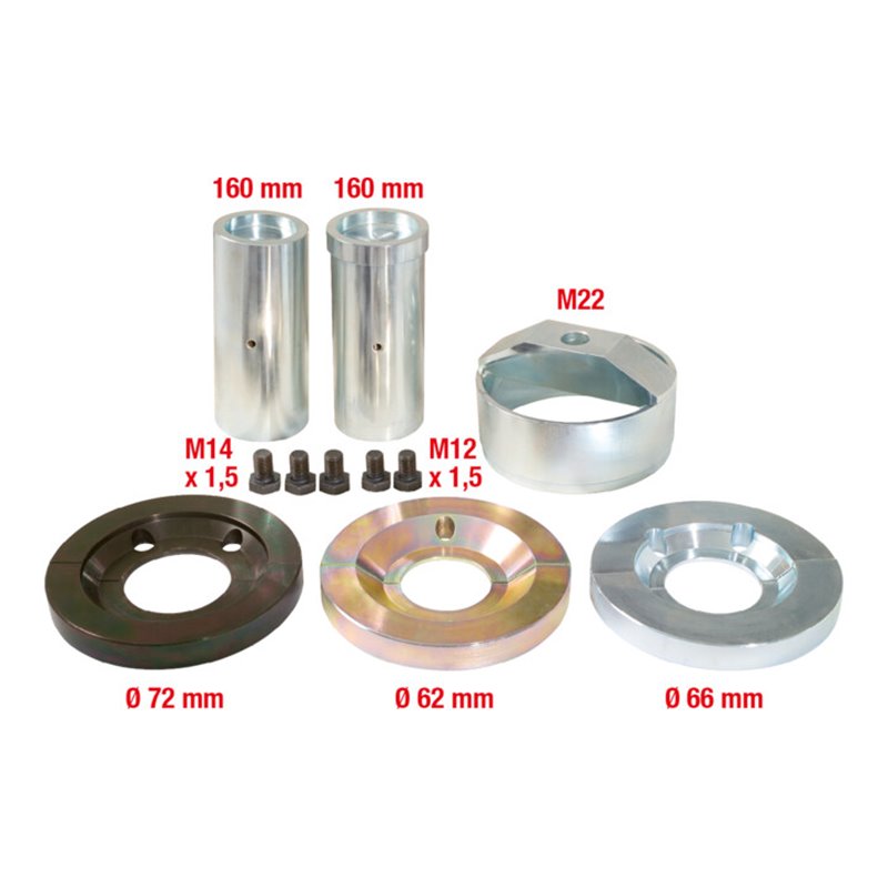 KS Tools VAG Radlagerwerkzeug-Satz, 14-teilig