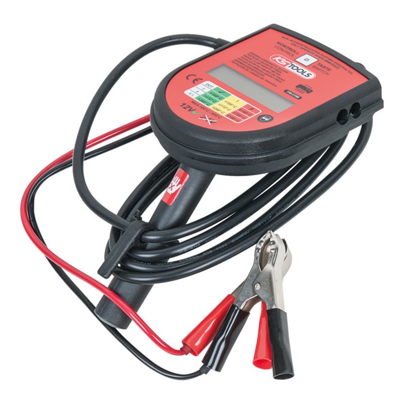 KS Tools Digitaler Bremsflüssigkeits-Tester mit Drucker