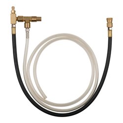 KS Tools Manometer-Anschlussschlauch mit 1/4' Schlauchanschluss mit Ventil für Bosch CSI und GM TBI Systeme