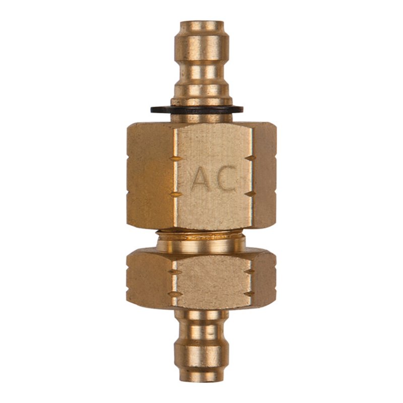 KS Tools Doppel-Adapterstück M14x1,25 Innen- und Außengewinde und 1/4' Schlauchanschluss