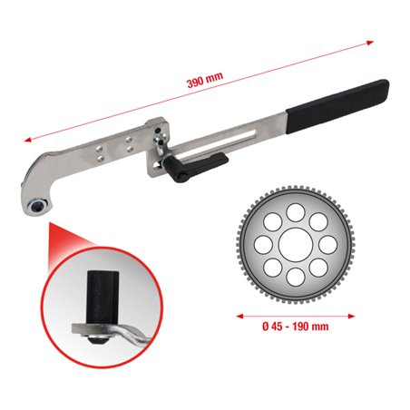 KS Tools Universal Arretierwerkzeug / Gegenhalter für Nockenwellenräder