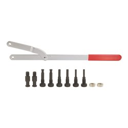 KS Tools Universal Riemenscheiben-Gegenhalter-Satz, 11-tlg.