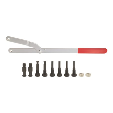 KS Tools Universal Riemenscheiben-Gegenhalter-Satz, 11-tlg.