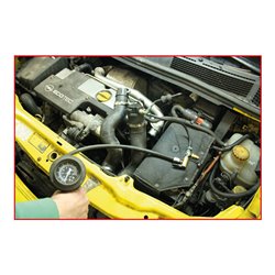 KS Tools Turbolader-Ladeluft-System-Prüfkoffer-Satz, 17-tlg.