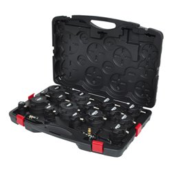 KS Tools Turbolader-Ladeluft-System-Prüfkoffer-Satz, 17-tlg.