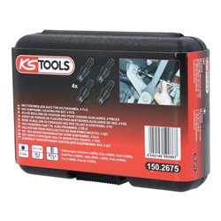 KS Tools VAG Fixierbolzen-Satz für Hilfsrahmen M12 x 1,5, 4-tlg.