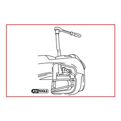 KS Tools 1/2' Schlüssel für VAG Kraftstoffpumpen, Ø100mm