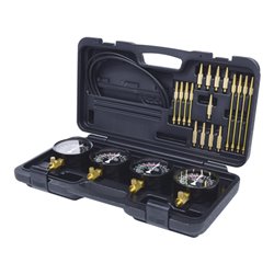 KS Tools Synchron-Vergaser-Testgerät mit 4 Synchronuhren, 28-teilig