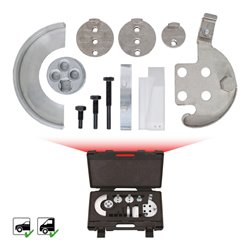 KS Tools Elastriemen-und Keilrippenriemen-Spezialwerkzeug-Satz, 11-teilig