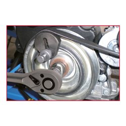 KS Tools Elastriemen-und Keilrippenriemen-Spezialwerkzeug-Satz, 11-teilig