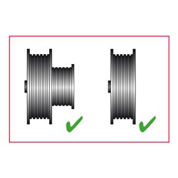 KS Tools Elastriemen-und Keilrippenriemen-Spezialwerkzeug-Satz, 11-teilig