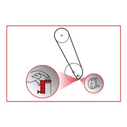 KS Tools Elastriemen-und Keilrippenriemen-Spezialwerkzeug-Satz, 11-teilig