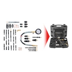 KS Tools Kompressionsprüfgerät-Satz für Dieselmotoren, 36-teilig