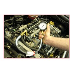 KS Tools Kompressionsprüfgerät-Satz für Dieselmotoren, 36-teilig