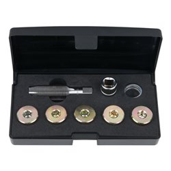 KS Tools Ölablassschrauben-Gewindereparatur-Satz, 12-teilig M17 x 1,5