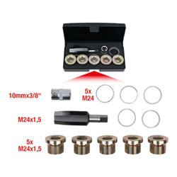 KS Tools Ölablassschrauben-Gewindereparatur-Satz, 12-teilig M24 x 1,5