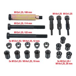 KS Tools THREADfix Reparatur-Satz M12x1,25 Glüh+Zündkerzen,21-teilig