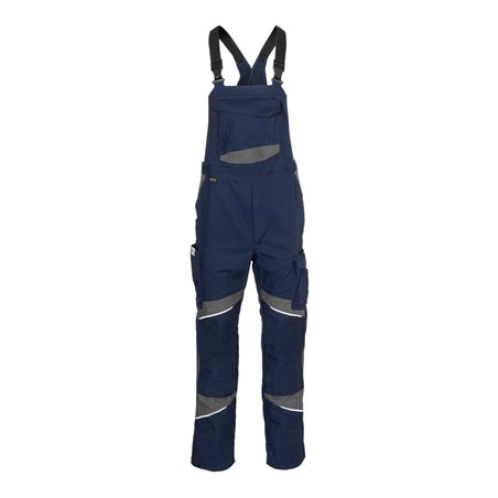 Kübler ACTIVIQ cotton+ Latzhose dunkelblau/anthrazit