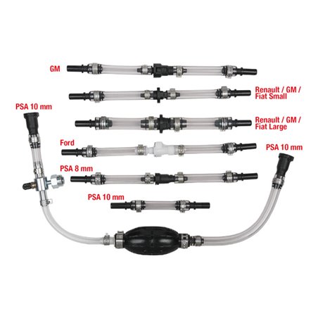 KS Tools Diesel-Entlüftungs-/Vorbefüllungs-Satz, 7-teilig