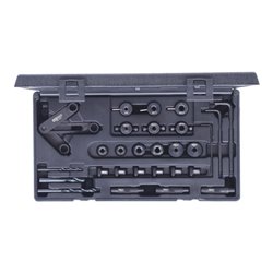 KS Tools Zylinderkopf-Bohrlehren-Satz, 28-tlg.