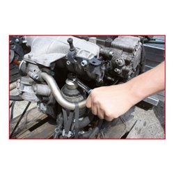 KS Tools Öldienstschlüssel-Satz für Ölfilter- und Filtergehäusedeckel, 9-teilig