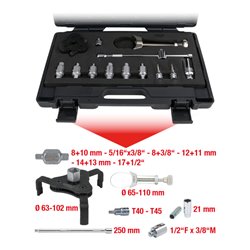 KS Tools Ölablassschrauben- und Ölfilter-Satz, 13-teilig
