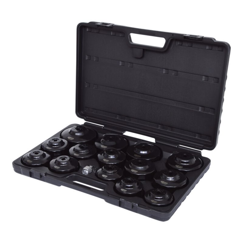 KS Tools 3/8' Ölfilterschlüssel-Satz, 15-teilig