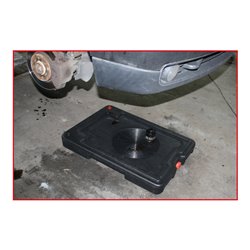 KS Tools Fahrbare Ölauffangwanne 30 Liter, extra flach mit Rollen