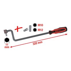 KS Tools Spureinstellschlüssel für Mercedes,3-teilig