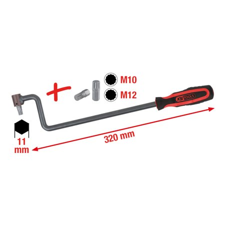 KS Tools Spureinstellschlüssel für Mercedes,3-teilig